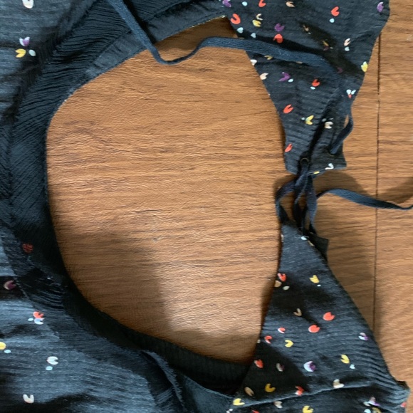 Free People Vintage Boho Top W Sequins and Jewels - Picture 7 of 8